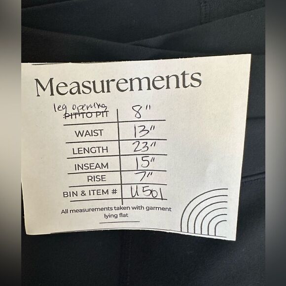 Lululemon Astro Wunder Under Crop 
 Black Size 6 - Picture 11 of 11